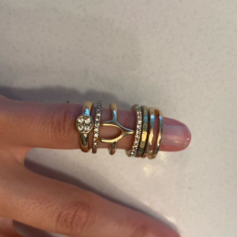Midi Rings - Set of 6